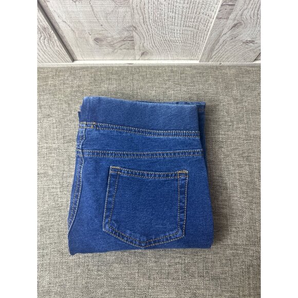 Faded Glory Girls Bootcut Pull-On Stretch Denim Jeans Size 10-12 Large Blue - Picture 4 of 8